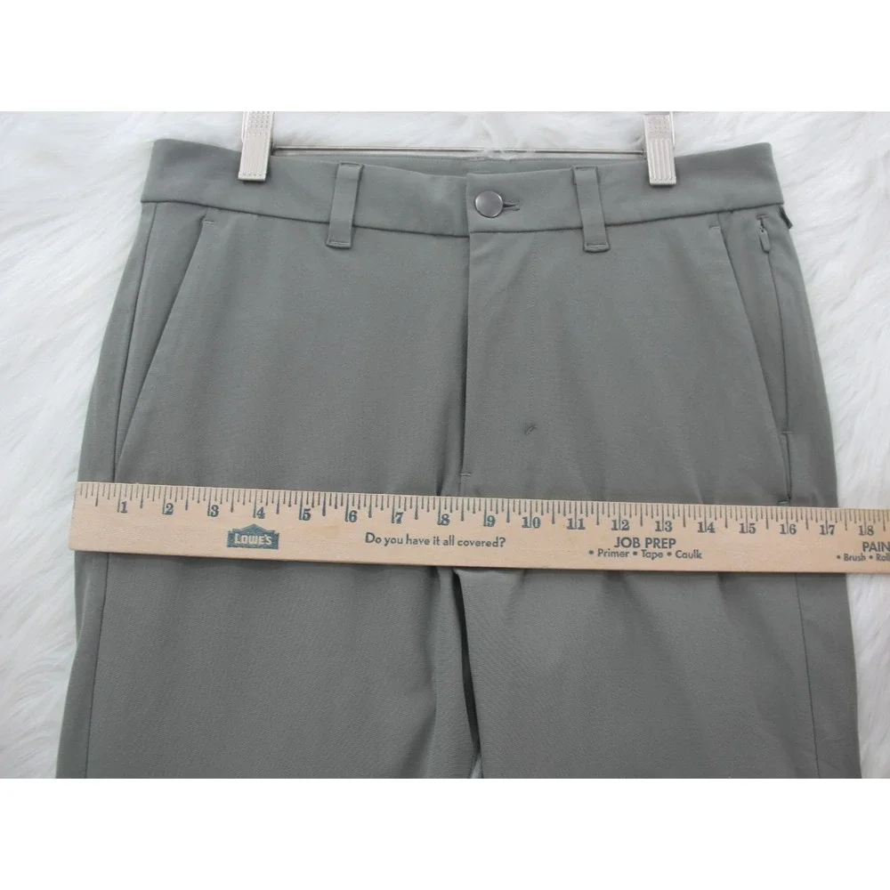Lululemon Athletica ABC Slim Fit 5 Pocket Pants Warpsteme Men 30x31 Olive Green
